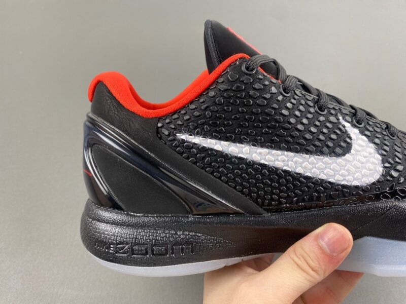 Nike Kobe 6 Protro Black White Red - Image 3