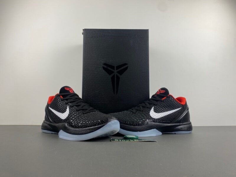 Nike Kobe 6 Protro Black White Red - Image 7