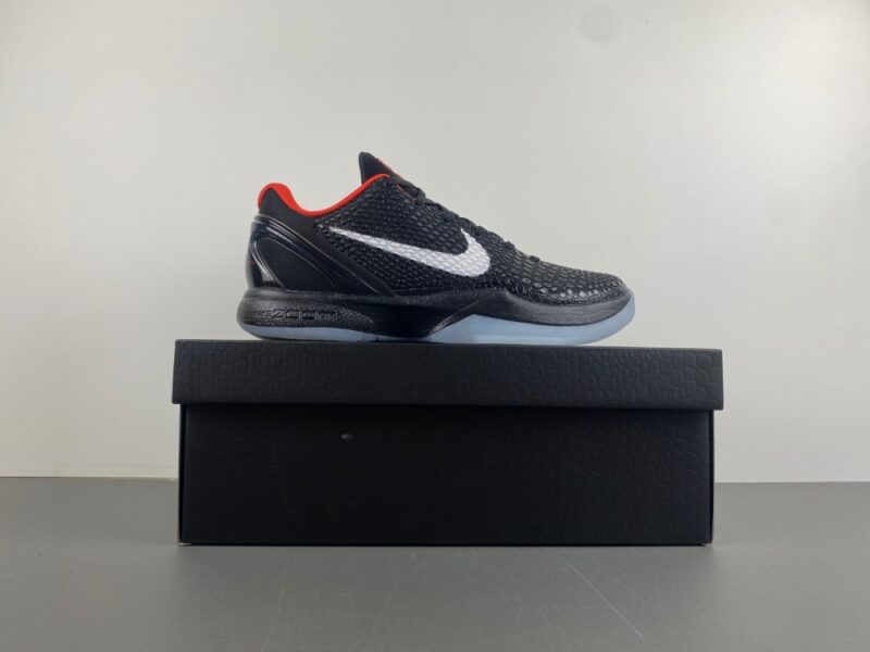 Nike Kobe 6 Protro Black White Red - Image 11