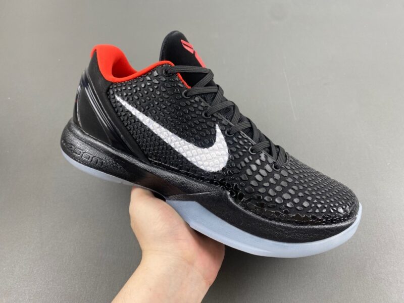 Nike Kobe 6 Protro Black White Red - Image 2