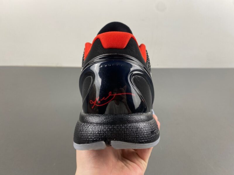 Nike Kobe 6 Protro Black White Red - Image 12