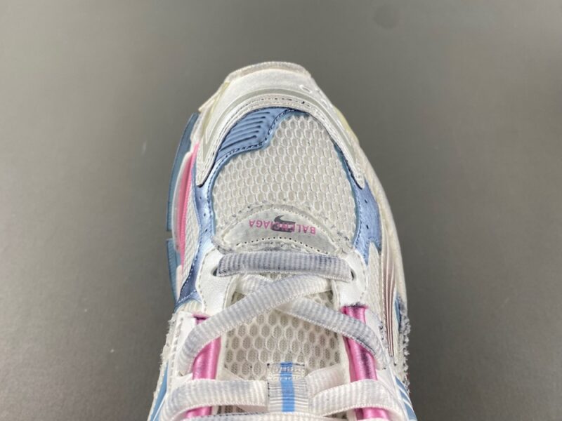 Balenciaga Runner Gradient Sneaker in White/brown/blue/pink/grey - Image 12