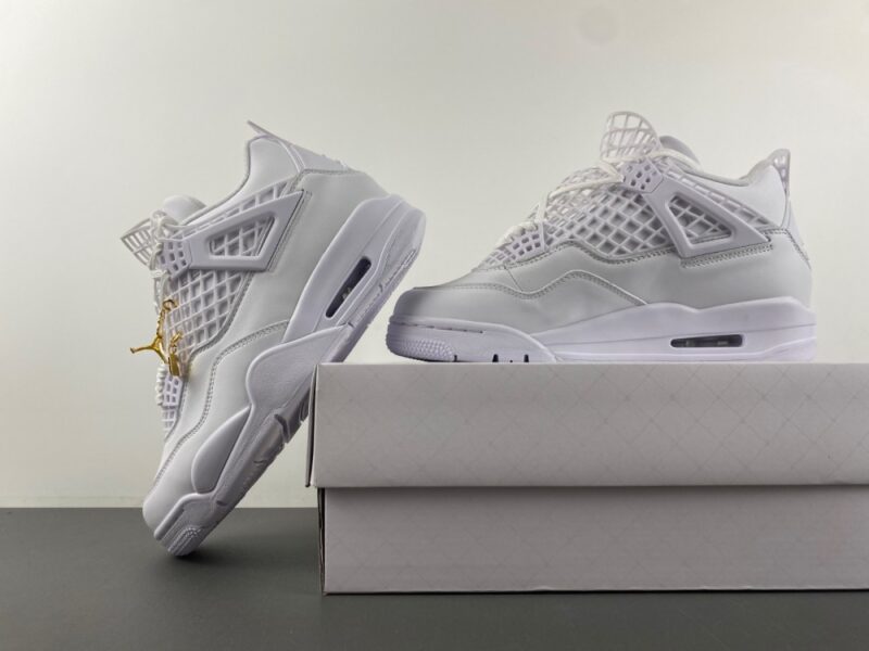 Air Jordan 4 Retro Net White - Image 9