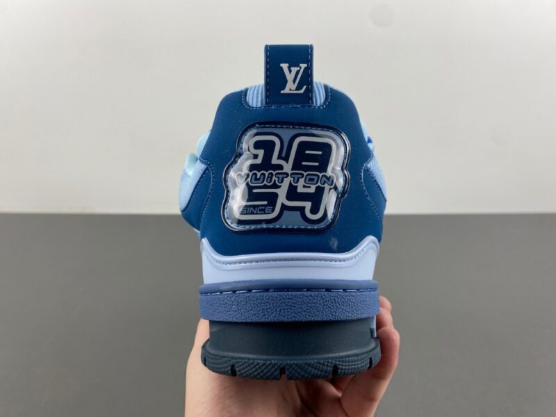 LV Skate Sneaker Blue - Image 8