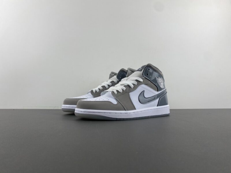 Air Jordan 1 Mid SE White Medium Grey Cool Grey