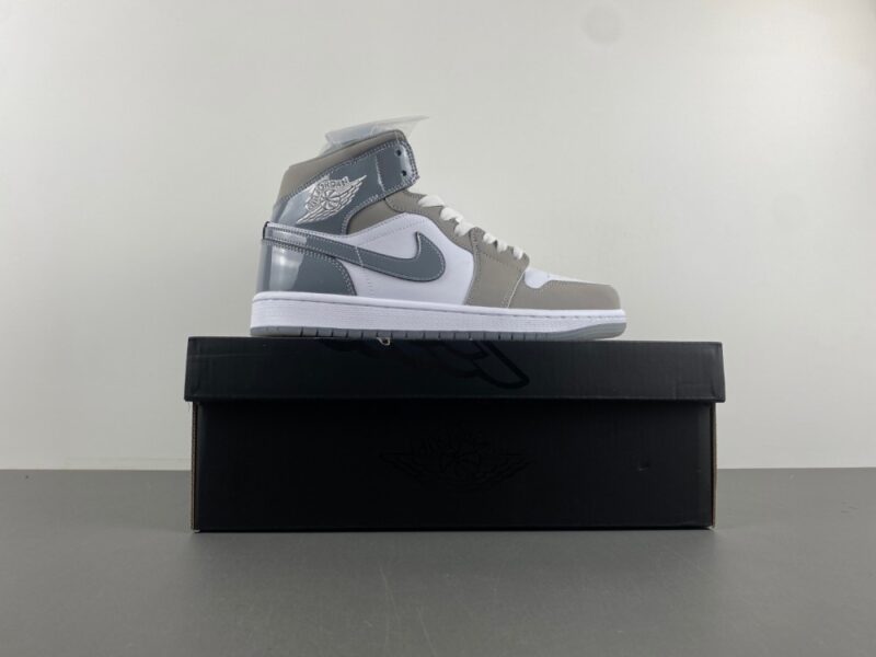 Air Jordan 1 Mid SE White Medium Grey Cool Grey - Image 16