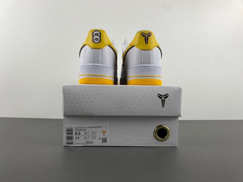 Nike Air Force 1 Low Retro QS Kobe Bryant Lakers Home - Image 4