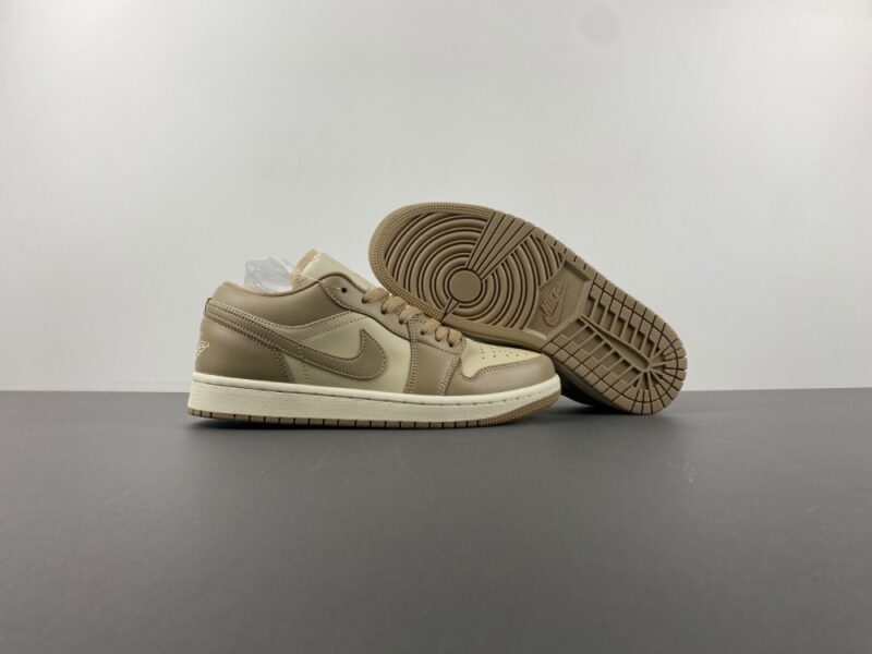 Air Jordan 1 Low Rattan Sail Desert Camo - Image 12