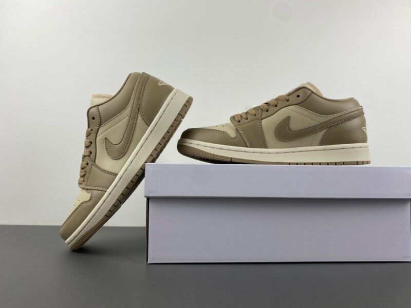 Air Jordan 1 Low Rattan Sail Desert Camo - Image 15