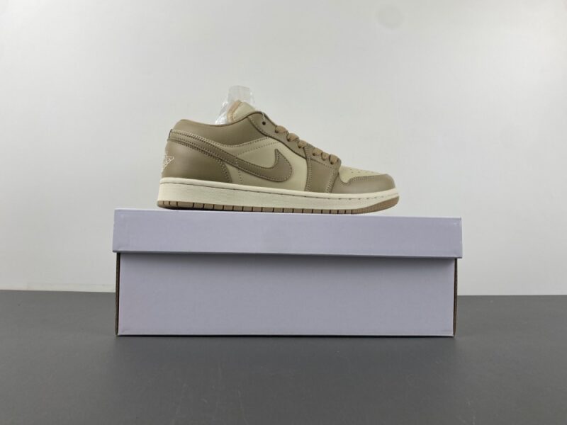 Air Jordan 1 Low Rattan Sail Desert Camo - Image 17