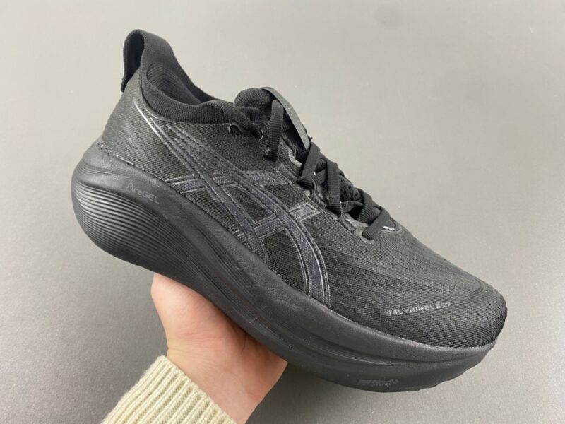 ASICS Gel-Nimbus 27 Black Graphite Grey - Image 2