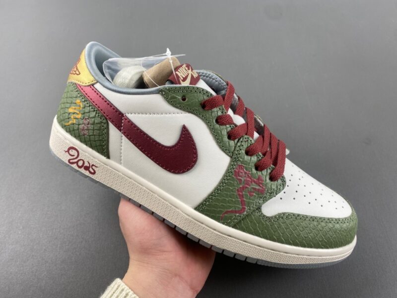 Air Jordan 1 Retro Low OG Year of the Dragon Custom - Image 2