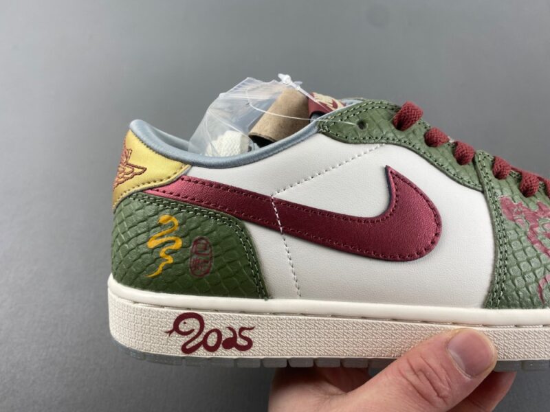 Air Jordan 1 Retro Low OG Year of the Dragon Custom - Image 3