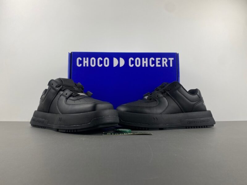 CHOCO CONCERT Skateboard Shoes Unisex Low-Top Black - Image 7