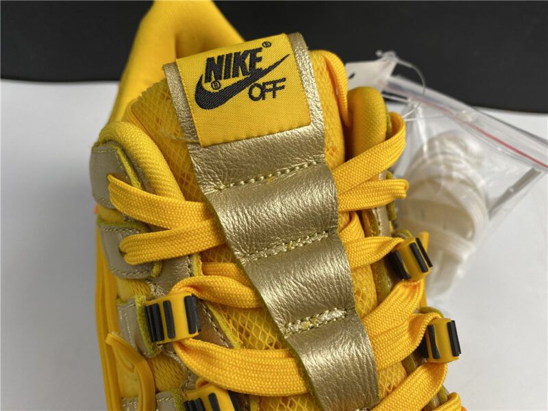 Nike Air Rubber Dunk Off-White University Gold - Image 19