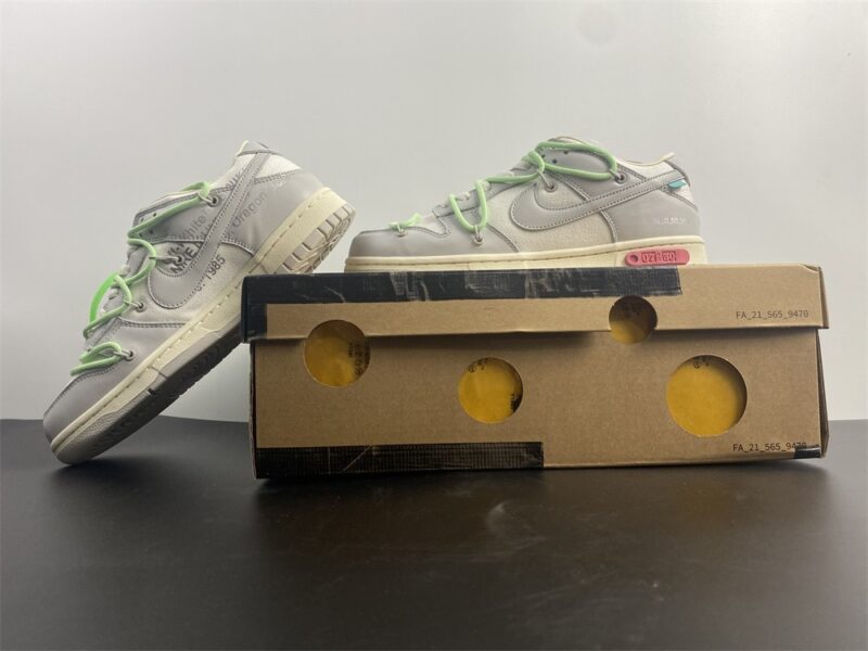 Nike Dunk Low Off-White Lot 7 - Image 8