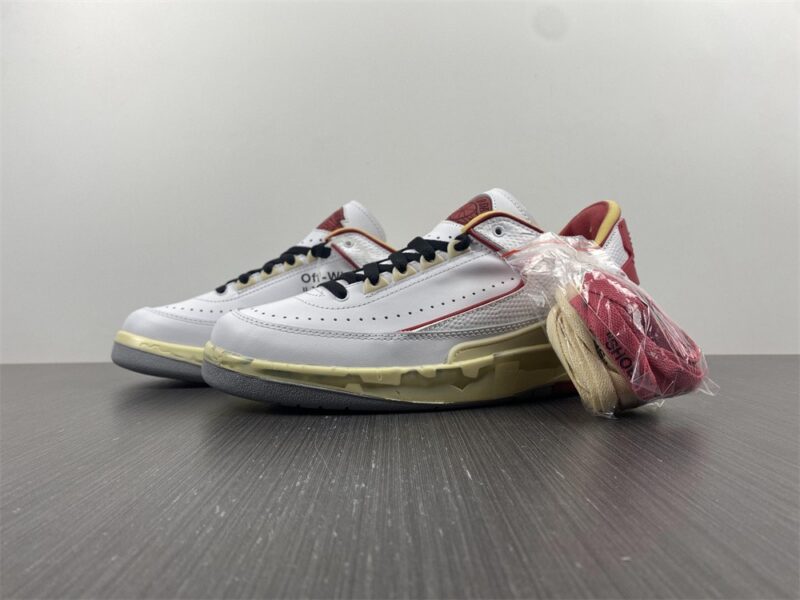 Air Jordan 2 Retro Low SP Off-White White Red