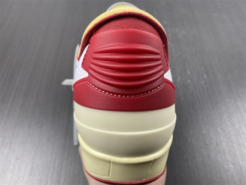 Air Jordan 2 Retro Low SP Off-White White Red - Image 13