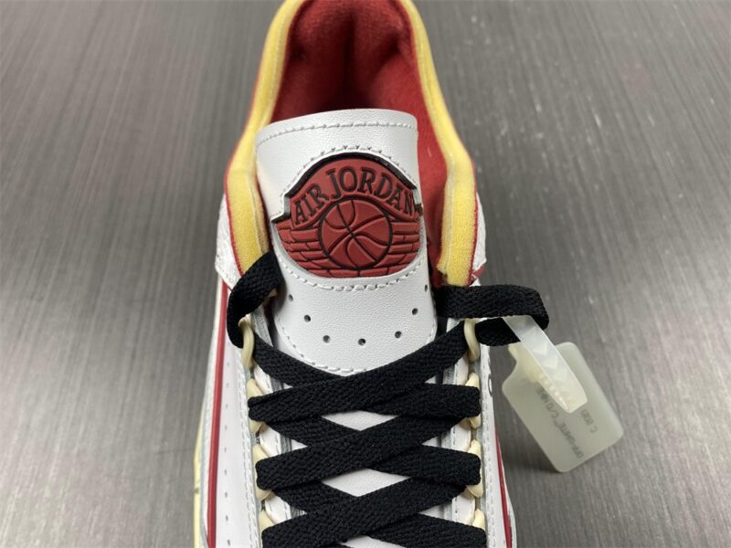 Air Jordan 2 Retro Low SP Off-White White Red - Image 15