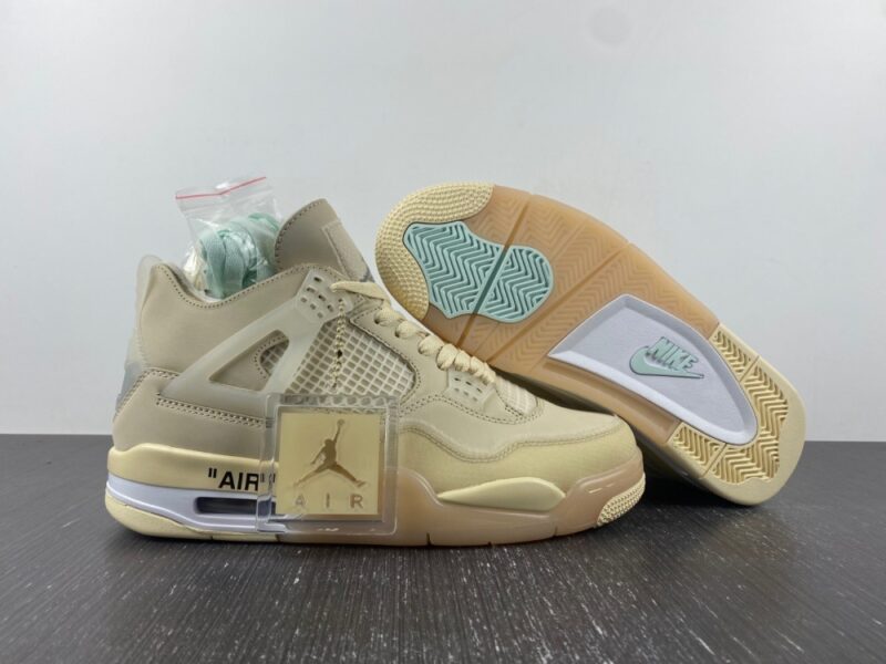 Air Jordan 4 Retro Off-White Sail - Image 7