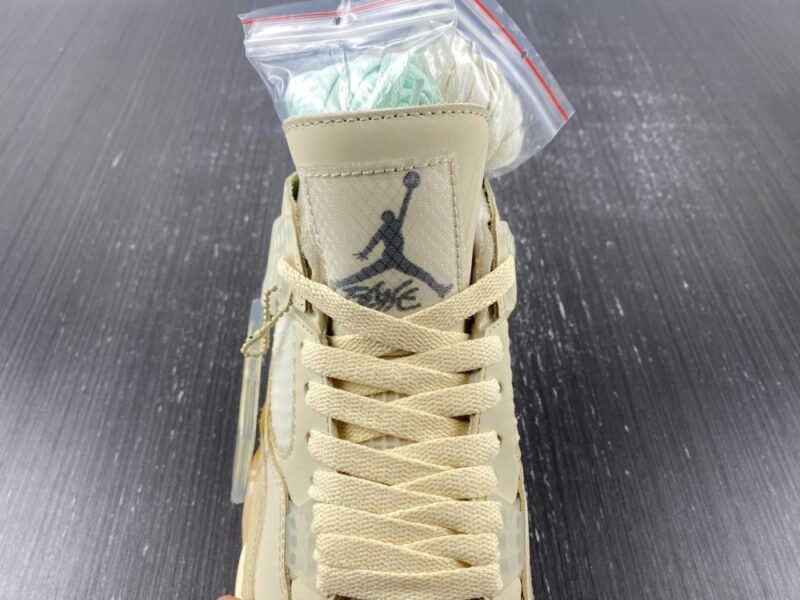 Air Jordan 4 Retro Off-White Sail - Image 8