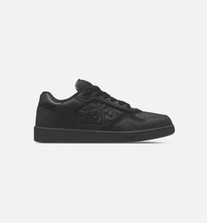 B27 Uptown Low-Top Sneaker Black Grained Calfskin and Black Dior Gravity Leather