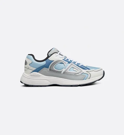 B30 Countdown Sneaker Light Blue Mesh and Blue, Gray and White Technical Fabric