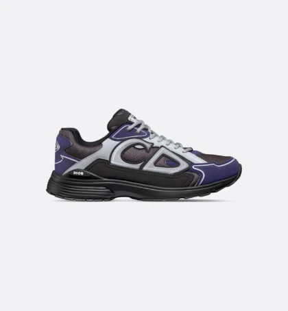 B30 Countdown Sneaker Anthracite Gray Mesh with Black, Blue and Dior Gray Technical Fabric