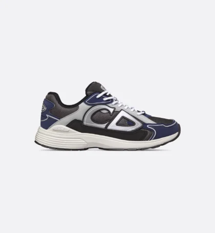 B30 Countdown Sneaker Anthracite Gray Mesh with Black, Blue and Dior Gray Technical Fabric