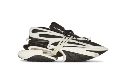 Balmain Unicorn Low-Top Black White