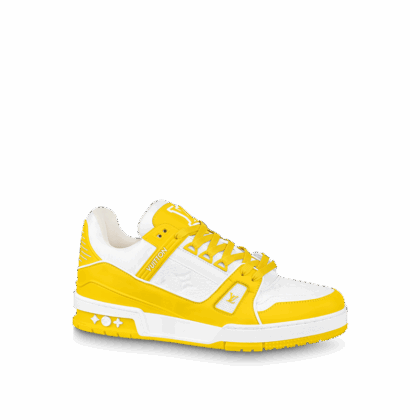LV Trainer Yellow White Monogram