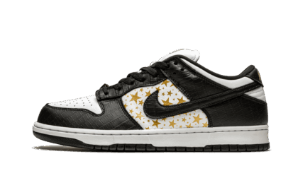 Nike SB Dunk Low "Supreme - Stars - Black"