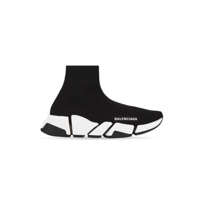 Speed 2.0 Recycled Knit Sneaker in Black/white