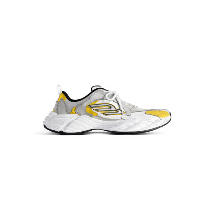 Monday Shoe in Grey/white/yellow/black