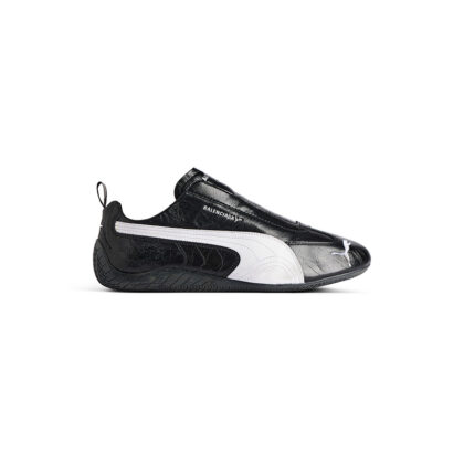 Speedcat Leather Balenciaga in Black/white