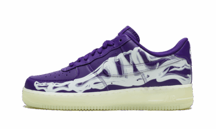 Nike Air Force 1 Low '07 QS "Purple Skeleton Halloween"