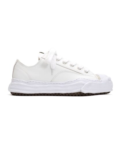 "HANK" OG Sole Leather Low-top Sneaker WHITE
