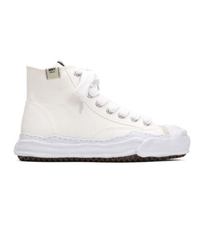 "HANK" OG Sole Canvas High-top Sneaker WHITE