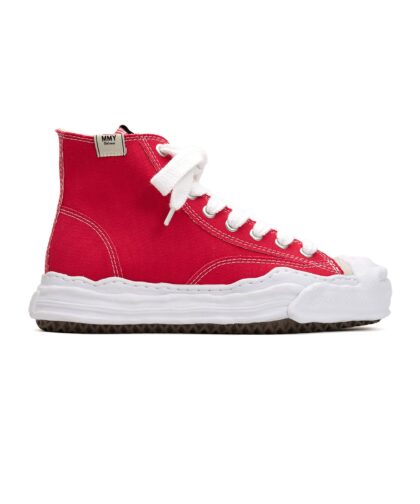 "HANK" OG Sole Canvas High-top Sneaker RED