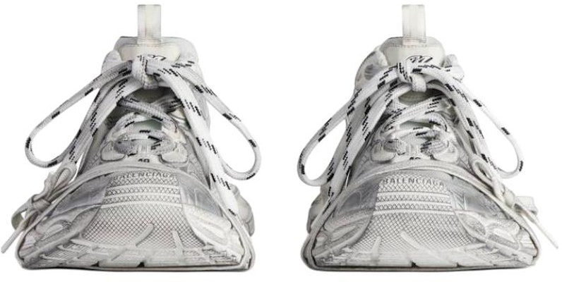 Balenciaga 3XL Sneaker 'Worn-Out - White Silver' - Image 5