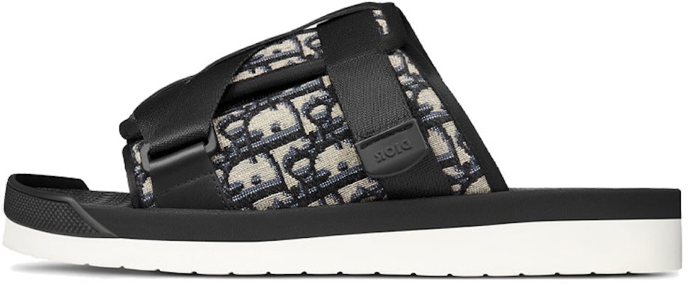 Dior Alpha Sandal 'Dior Oblique - Beige Black'