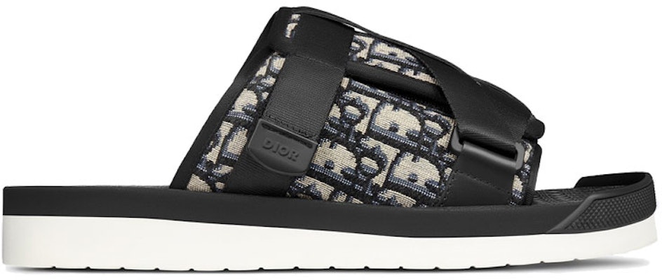 Dior Alpha Sandal 'Dior Oblique - Beige Black' - Image 2