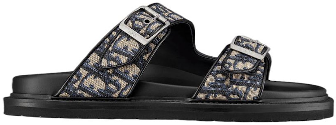 Dior Aqua Sandal 'Dior Oblique - Black Beige' - Image 3