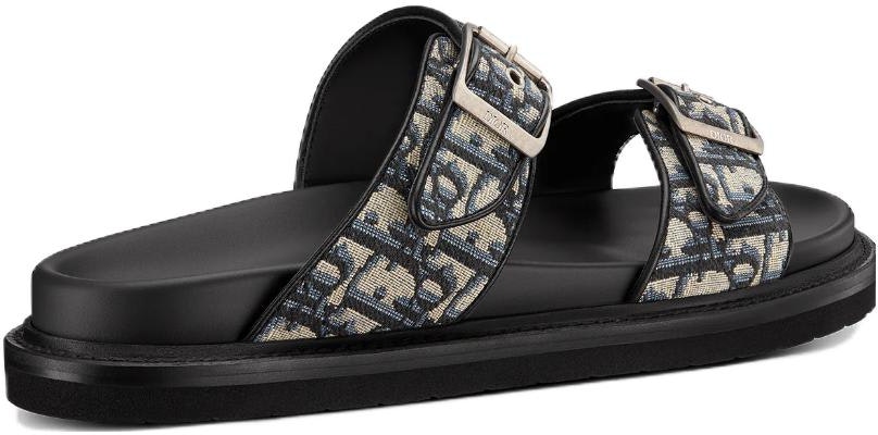 Dior Aqua Sandal 'Dior Oblique - Black Beige' - Image 5