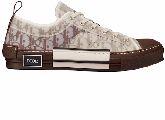 Dior B23 Low 'Dior Oblique - Coffee' - Image 4