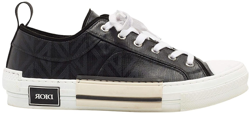 Dior B23 Low Top Black CD Diamond - Image 3