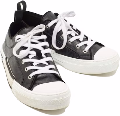 Dior B23 Low Top Black CD Diamond - Image 2