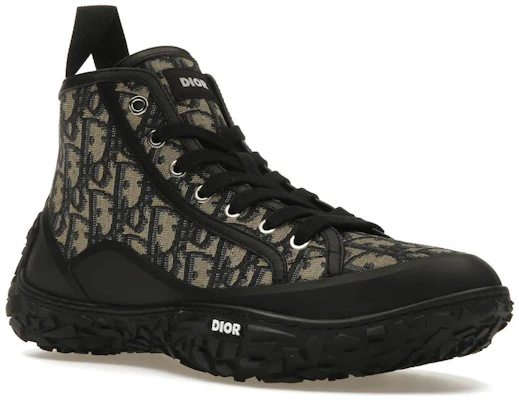 Dior B28 High 'Dior Oblique - Beige Black' - Image 3