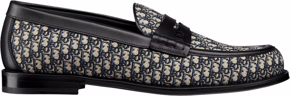 Dior Granville Loafer 'Dior Oblique - Black Beige'