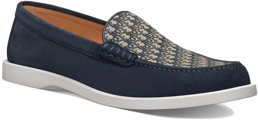 Dior Granville Loafer Navy Blue Suede - Image 4